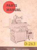 DoAll-Doall Model D-10, Surface Grinder, Parts List Manual Year (1960)-D-10-01